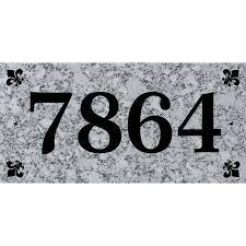 How to engrave your own stone house sign or address marker. Outdoor Decor Granite Address Plaque Address Signs