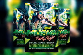 This is our very first design in this collection. Electro Night Club Flyer Psd Template Hyperpix