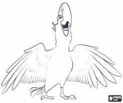 Here is a preview of their new adventures, with these drawings to print and color. Rio Coloring Pages Printable Games 3