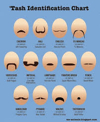 Mo Animals Moustache Styles Handy Identification Chart