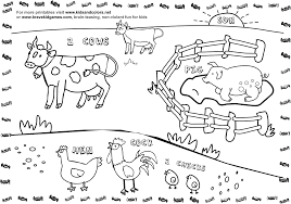 You can now print this beautiful preschool s farm animalsdc3a coloring page or color online for free. Image Coloring Pages Of Farm Animals For Preschoolers 3546 Max Coloring Library