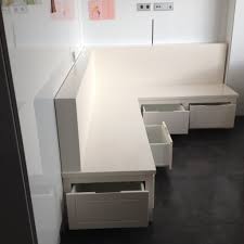 Se vende cocina por traslado. Banco Cocina Dm Con Cajones De Almacenaje A Medida Plena Carpinteria