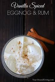 Vanilla Spiced Eggnog And Rum Recipe Spiced Eggnog Eggnog Recipe Spiked Rum Recipes