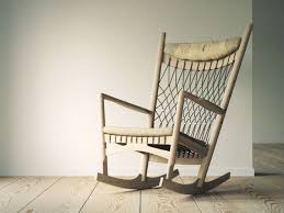 3d Hans Wegner Pp124 Lounge Chair Wood Rocking Chair Chair Rocking Chair