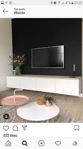 Black Accent Wall Living Room Tv Pin By Jen Easter On Tv On Wall Accent Walls In Living Room Feature Wall Living Room Black Feature Wall