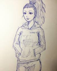 High quality women's sweatshirts & hoodies designed and sold by independent artists around the worl. How To Draw An Anime Girl Wearing A Hoodie Novocom Top