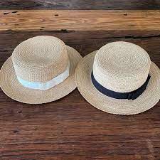 Pin By The Sauce Suppliers On Kalokairina Synola Boater Hat Raffia Sun Hat Headwear