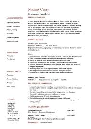 Corporate financial analyst resume sample Business Analyst Cv Template Cv Example Project Manager Crm Business Analyst Jobs
