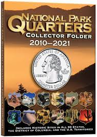 National park quarters coin collector folder 60 openings album mint 2010 2021. National Park Quarters Collector Folder 2010 2021 Whitman Publishing Amazon De Bucher