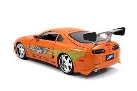 Brian S Toyota Supra Orange Fast Furious Movie 1 24 By Jada Ebay Toyota Supra Diecast Cars Diecast