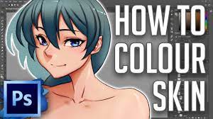 How do i cloro my anime drawings. Basic Skin Coloring Tutorial Clean Anime Style Youtube