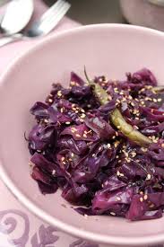 Indian Spiced Sweet And Sour Red Cabbage Red Cabbage Spiced Red Cabbage Cabbage Recipes Indian
