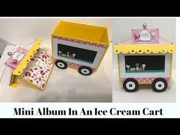 Free shipping on orders over $25 shipped by amazon. Mini Album In An Ice Cream Cart Youtube Mini Albums Paper Crafts Diy Ice Cream Cart