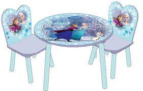 Includes one table and two chairs each chair holds up to 22.67 kg / 50 lbs Children Furniture Frozen Round Table Set Importer From New Delhi