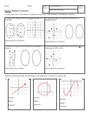 This video looks at relations and functions. Practice Relations And Functions A Pdf Name Period First Score First Attempt Due Final Score Final Corrections Due Practice Relations Functions Use Course Hero