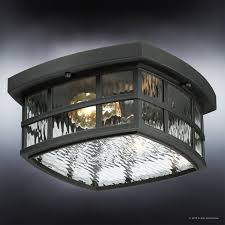 All of our craftsman style light fixtures are inspired by the arts and crafts movement with a large we can help you choose your metal finish, glass finishes, and other custom size requirements for both indoor and outdoor mission style lighting. Luxury Craftsman Outdoor Ceiling Light 5 75 H X 12 W With Tudor Style Highly Detailed Design Black Silk Finish Overstock 19477822
