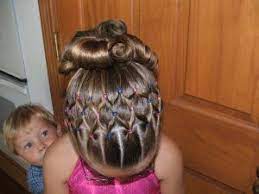 Cute 5 Year Old Hairstyles Gymnastics Hair Hair Styles Competition Hair