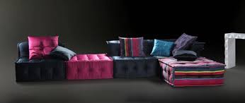 Aspect reversible sectional modular sofa * grey *memory foam. Modern Ultra Chic Fabric Sectional Multicolored Living Room Vig Versus Chloe Vgdvls103da