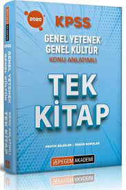 Genel yetenek ve kültür testi: Pegem Yayinlari 2020 Kpss Genel Yetenek Genel Kultur Konu Anlatimli Tek Kitap
