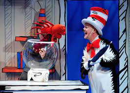 The Cat In The Hat Though The Regular Halloween Costumes Never Seem To Include His Blue Umbrella Kitten Costumes Blue Umbrella Halloween Costumes