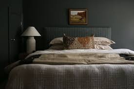 Painting The Guest Room Dark My Paint Formula For Walls And Trim In 2020 Guest Room Basement Guest Rooms Room