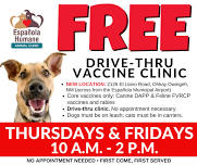 Drive-thru vaccine clinic for dogs and cats
