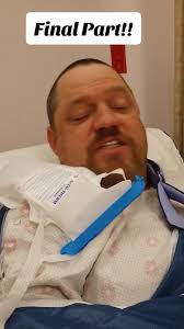 The final part of James after surgery #annoyingwifeclub #husbandandwif...