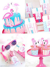 Flamingo Pool Party Ideas Printables Party Ideas Party Printables Blog