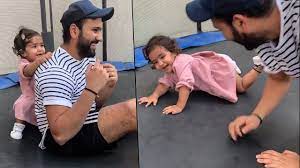 Rohit sharma brothers in law. Rohit Sharma Shares Adorable Video With Daughter Samaira Sharma Youtube