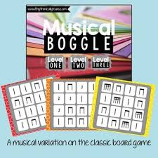 Musical Boggle Music Education Resources Teaching Music Musicals