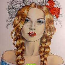 Kit.com/faithfulgirl_78 coloring page from hair inspirations by mariola budek. Pin On Colouring Pages