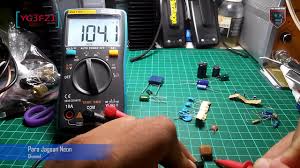 Cara cek komponen listirk menggunakan multimeter : Tes Mengukur Komponen Elektronika Menggunakan Multimeter Zotek Zt102 Elko Kapasitor Resistor Youtube