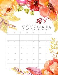 Free Printable 2019 Floral Calendar The Cottage Market 2017 Floral Calendar November Calendar Calendar Printables