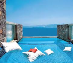 It S All About Hammock Nets Over Pools It Would Be Seem Elounda Peninsula All Suite Hotel Greece My Dream Home Architecture Beautiful Places