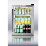 Fridge with glass door