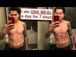 And i get to each one flipping huge meal without it affecting my weight loss…i am getting results, and i am happy with that. Eating One Meal A Day Weight Loss Results Here S What Happened After Just 7 Days Youtube