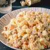 This easy russian salad recipe is prepared with readily available ingredients like chicken, peas, vinegar, salt, black pepper, carrot etc. 1