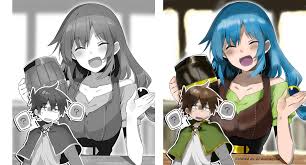 I Colored One Of The Illustrations Of The Light Novel Volume 13 Konosuba
