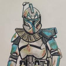 Grab your ink and pap. Captain Rex Drawing Star Wars Amino