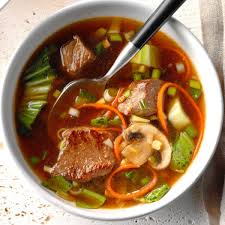 Asian Vegetable Beef Soup Recipe Asian Soup Recipes Beef Soup Recipes Vegetable Soup Recipes