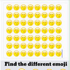 Try To Find The Different Emoji Emoji Party Emoji Fun Party Games