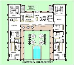 H Shaped House Plans With Pool In The Middle Pg3 Courtyard Single Storey Who Else Wants Simple Ste Pool House Plans U Shaped House Plans L Shaped House Plans
