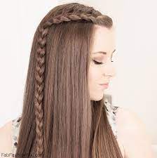 One Sided French Braid Hairstyle Tutorial Fab Fashion Fix Cool Braid Hairstyles Side Braid Hairstyles Braided Hairstyles