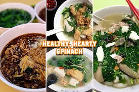 Penang yong tau foo (檳城釀豆腐) is a soup dish of hakka origin that is often found at penang coffee shops and hawker centres. 9 Healthy Spinach Soup Places For The Health Conscious Singaporean To Iron Out Their Diet At