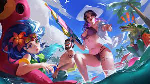 Check spelling or type a new query. Lol Pool Party Zoe Caitlyn Graves Renekton League Of Legends 4k 25301