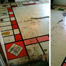 Cool , monopoly , hidden treasure , carpet , g rated , win. When Diy Pays Off Homeowner Tears Up Carpet Only To Discover Giant Monopoly Board Daily Star
