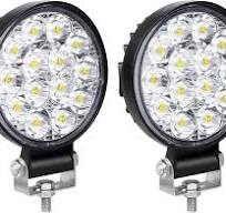 Willpower 2pcs Faro da Lavoro 8cm 3.2 Pollici 42W Fari Led 12V 24V Mini  Sottile Impermeabile Spot Faretti LED Fendinebbia LED Luci di Lavoro ...
