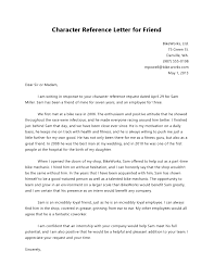30 Character Reference Letter Templates Templatearchive