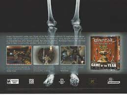 Unreal Tournament (Game Of The Year Edition) Print Ad Poster Art PC Big Box  (A) 