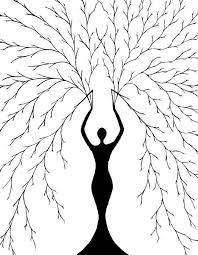 Black And White Tree Drawing Available For Imediat Shipping 16x20 Original Abstract Tree Etsy Abstract Tree Abstract Black And White Tree